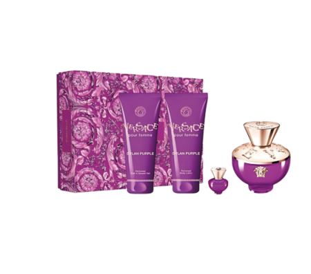 versace dylan purple edp 100ml set